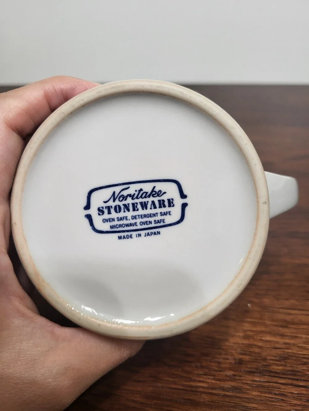 Vintage Noritake Primastone Fjord Stoneware Creamer and Covered Sugar Bowl Set